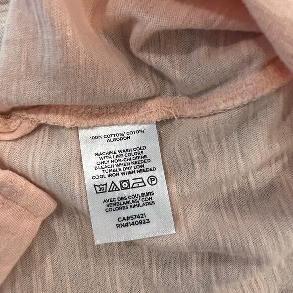 NWT LOFT Pink W/Amour LOVE Graphic Boatneck Long Sleeved Top - Picture 8 of 8